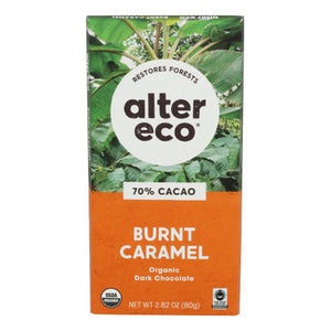 Alter Eco, Deep Dark Salted Burnt Caramel Bar Chocolate, 2.82 Oz(Case Of 12)