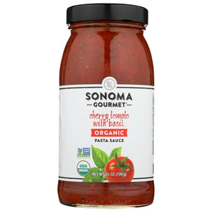 Sauce Psta Chry Tom Bsil Case of 6 X 25 Oz by Sonoma Gourmet