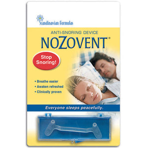 Scandinavian Formulas, Nozovent Anti-Snoring Device, 1 ct