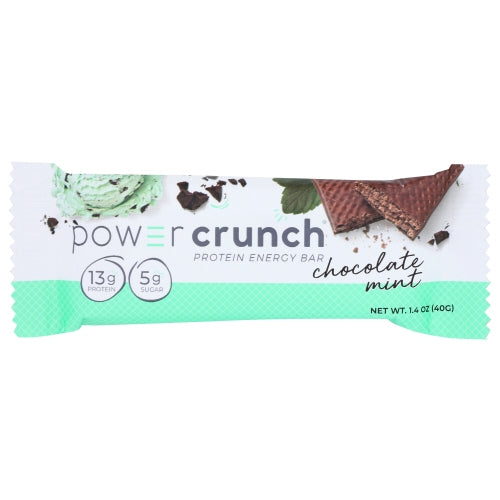 Power Crunch, Bar Protein Choc Mint, 40 Grams(Case Of 12)