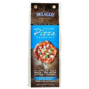 Delallo, Pizza Dough Kit, 17.6 Oz(Case Of 10)