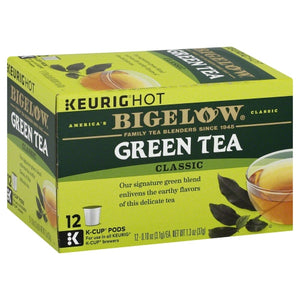 Bigelow, Green Tea Classic K Cup, 12 Count(Case Of 6)