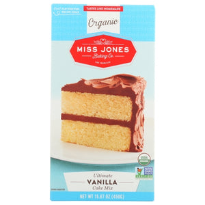 Miss Jones Baking Co, Organic Cake Mix Vanilla, 15.87 Oz(Case Of 6)