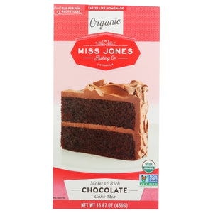 Miss Jones Baking Co, Organic Cake Mix Chocolate, 15.87 Oz(Case Of 6)