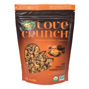 Natures Path, Organic Love Crunch Peanut Butter And Dark Chocolate Granola, 11.5 Oz(Case Of 6)