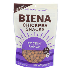 Biena, Chickpea Snacks  Rockin' Ranch, 5 Oz(Case Of 8)