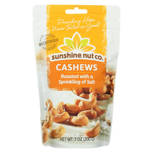 Sunshine Nut Company, Cashew S  Salted  Roasted, 7 Oz(Case Of 6)