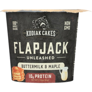 Kodiak Cakes, Power Cakes Unleashed Flapjack On The Go Buttermilk And Maple, 2.15 Oz