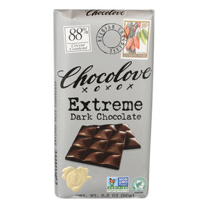 Chocolove, Extreme Dark Chocolate, 3.2 Oz(Case Of 12)