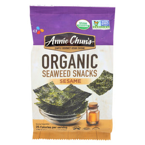 Annie Chun's, Organic Seaweed Snacks Sesame, 0.35 Oz(Case Of 12)
