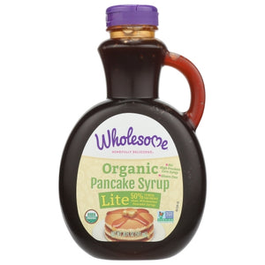 Wholesome, Sweeteners Organic Pancake Syrup Lite, 20 Oz(Case Of 6)