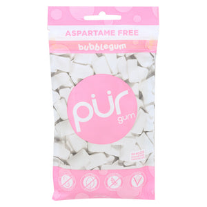 The Pur Company, Pur Gum Bubblegum Bag, 2.72 Oz(Case Of 12)