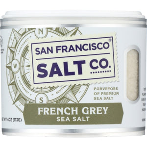 San Francisco Salt Co, Salt Sea French Grey, 4 Oz(Case Of 6)
