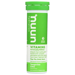 Nuun, Vitamin Tngrne Lime, Case of 8 X 12 TB