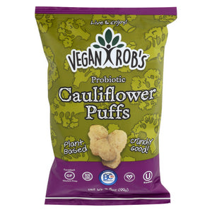 Veganrobs, Probiotic Cauliflower Puffs, 3.5 Oz(Case Of 12)