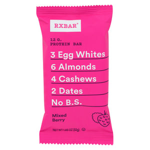 Rxbar, Mixed Berry Protein Bar, 1.83 Oz