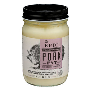 Epic Dental, Epic Organic Pork Fat, 11 Oz(Case Of 6)