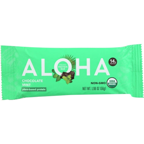 Aloha Bay, Bar Protein Choco Mint, 1.98 Oz(Case Of 12)