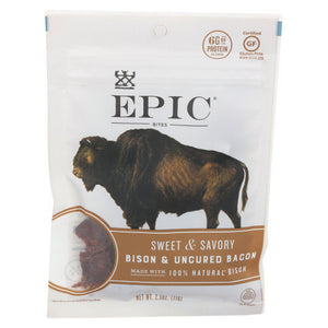 Epic Dental, Jerky Bites  Bison Meat, 2.5 Oz(Case Of 8)