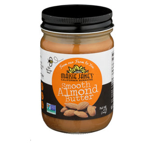 Maisie Janes, Almond Butter Dry Roasted Smooth, 12 Oz(Case Of 6)