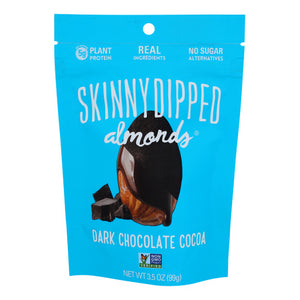 Skinny Dipped, Skinny Dipped Dark Chocolate Cocoa Almonds, 3.5 Oz(Case Of 10)