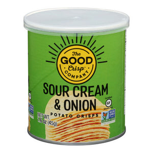 The Good Crisp Company, Potato Crisps  Sour Cream And Onion, 1.6 Oz(Case Of 12)