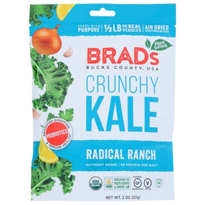 Brads Plant Based, Kale Crunchy Ranch W Pro, 2 Oz