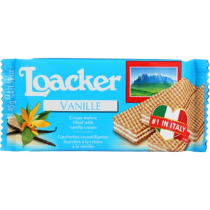 Loacker, Wafer Clsc Vnlla 45G, 1.59 Oz(Case Of 12)