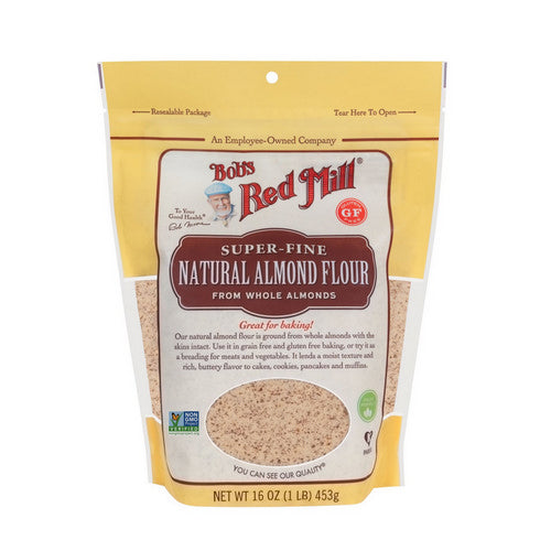 Bobs Red Mill, Super Fine Natural Almond Flour, 16 Oz(Case Of 4)