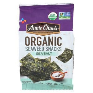 Annie Chun's, Seaweed Snack Sea Salt, 0.35 Oz(Case Of 12)