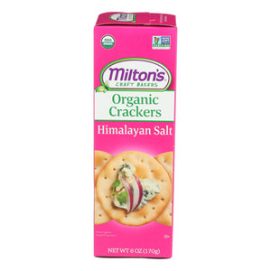 Milton's, Miltons Baked Crackers Himalayan Salt, 6 Oz(Case Of 8)