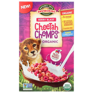 Envirokidz Organic, Cereals Kids Cheetah Chom, 10 Oz(Case Of 12)