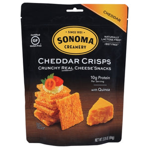 Sonomacrea, Crisps Cheddar, 2.25 Oz(Case Of 12)