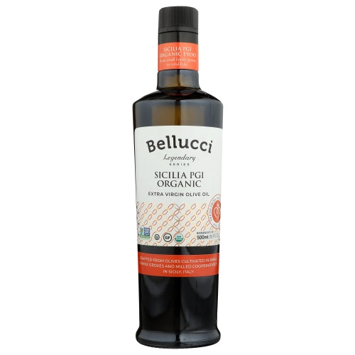 Oil Olive Xvrgn Sicily Case of 6 X 500 ml by Bellucci Premium
