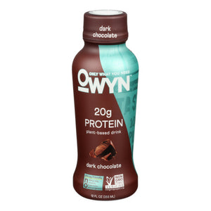 Owyn, Plant Based  Dark Chocolate  Protein, 12 Oz(Case Of 12)