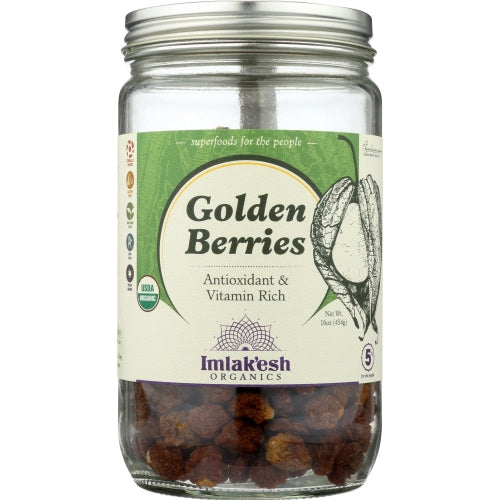 Imlakesh Organics, Berry Golden Org Raw, 16 Oz(Case Of 6)