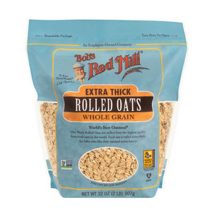 Bobs Red Mill, Extra Thick Oats Rolled, 32 Oz(Case Of 4)