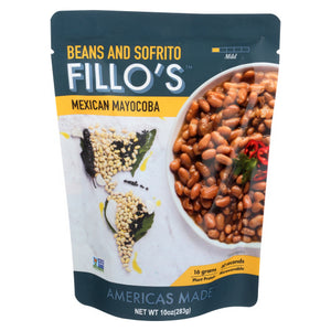 Fillos, Beans  Mexican Mayocoba Mild, 10 Oz(Case Of 6)