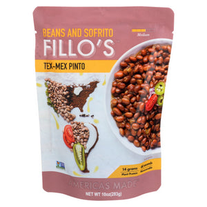 Fillos, Beans Tex Mex Pinto, 10 Oz(Case Of 6)