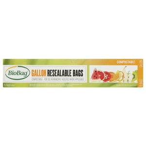 BioBag, Bag Resealable Gallon, 15 Bags(Case Of 12)