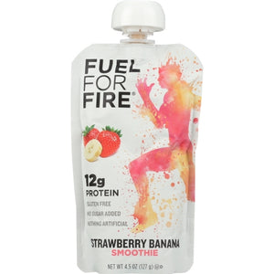 Fuel For Fire, Smoothie Prtn Strwbry Ban, 4.5 Oz(Case Of 12)