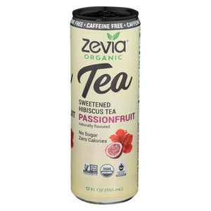 Zevia, Tea Hibiscus Passion Fruit Caffeine Free, 12 Oz(Case Of 12)