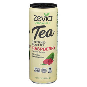 Zevia, Organic Black Tea Raspberry, 12 Oz