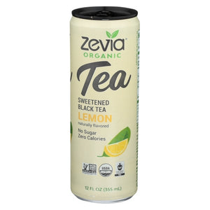 Zevia, Tea Black Lemon Org, Case of 12 X 12 Oz