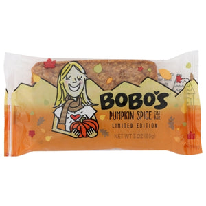 Bobo's Oat Bars, Bar Oats Pumpkin, 3 Oz(Case Of 12)