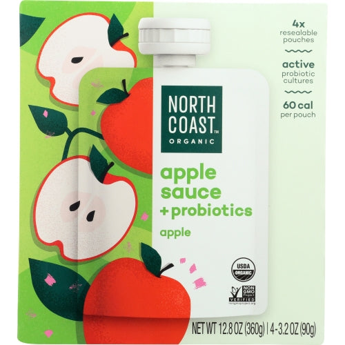 North Coast, Apple Sce Pbiotic Pouch, 12.8 Oz(Case Of 6)