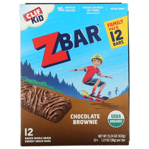 Clif Kid, Zbar Choc Brownie 12Pc, 15.24 Oz(Case Of 6)