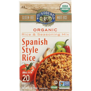 Lundberg, Organic Rice And Seasoning Mix Spanish Style Rice, 5.5 Oz(Case Of 6)