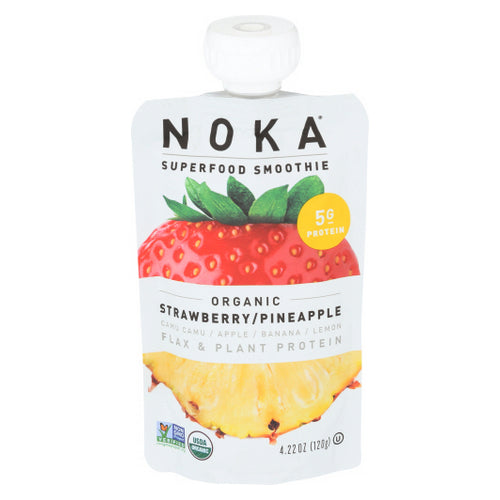 Noka, Smoothie Strawberry Pineapple, 4.22 Oz(Case Of 6)