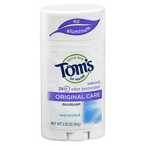 Tom's Of Maine, Toms Of Maine Natural Deodorant Stick, Unscented 2.25 Oz